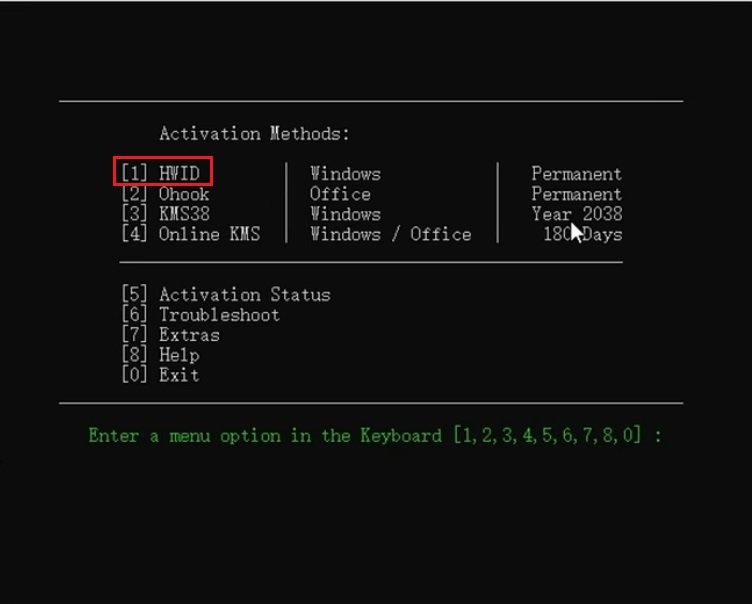 mas激活Windows2