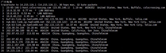 RackNerd美国纽约vps电信回程